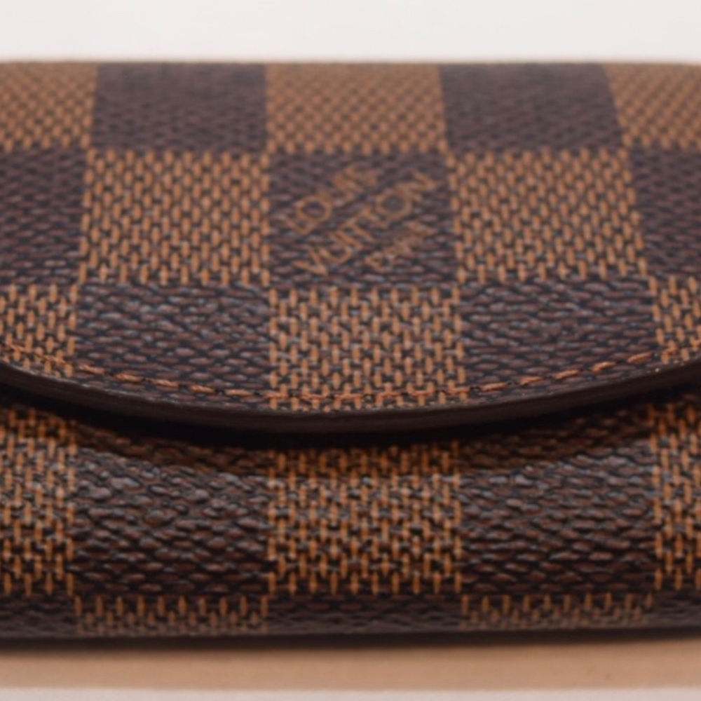 Louis Vuitton Cufflinks w/Damier Ebene Case - Picture 2 of 8
